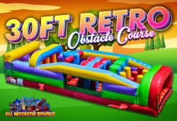 30' Retro Obstacle Course