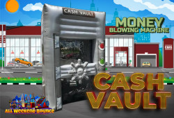 Cash Vault Money Blowing Machine