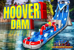 22' Hoover Dam Dual Lane Water Slide