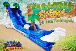 20' Malibu Splash Slide