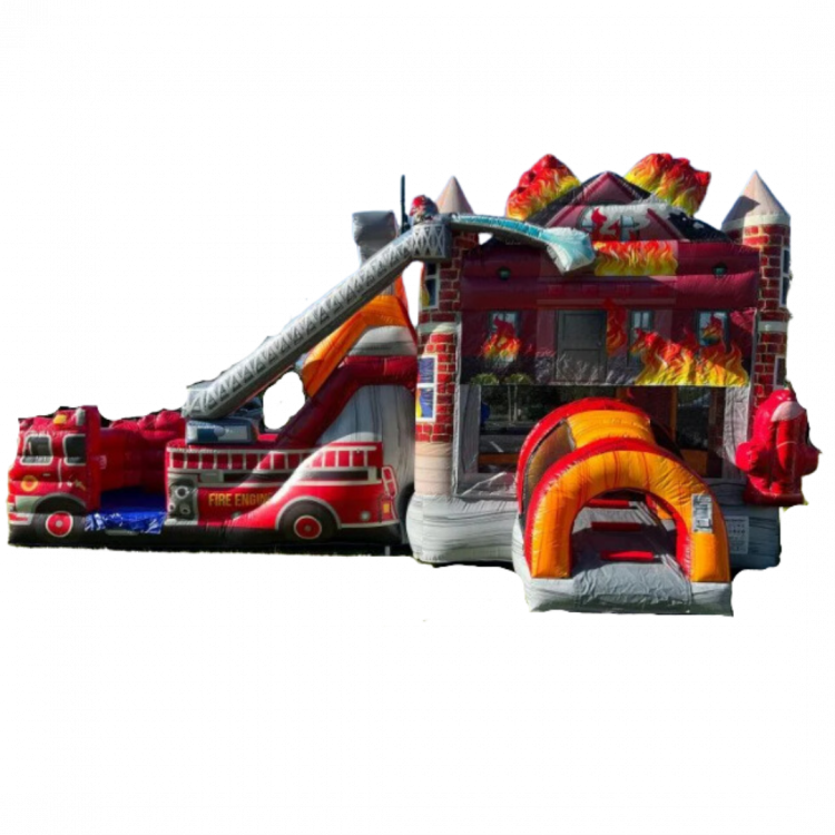 Fire Truck Bounce and Slide