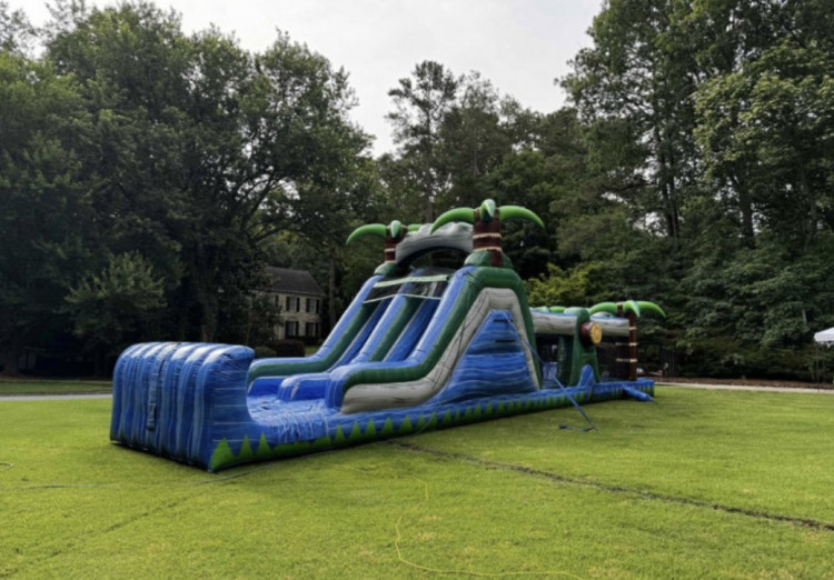 Blue Nile Obstacle Course with Dual Slide