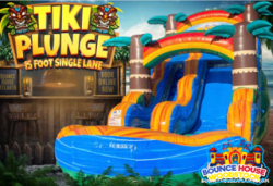 15' Tiki Plunge Water Slide