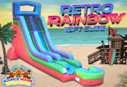 18' Retro Rainbow Slide