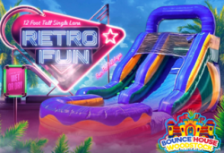 12' Retro Fun Water Slide