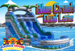 15' Blue Crush Dual Lane Slide