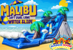 18' Malibu Splash Dual Lane Slide