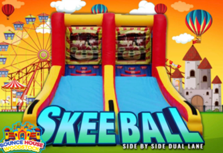 Skee Ball Dual Lane Game