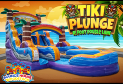 18' Tiki Plunge Dual Lane Slide