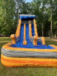 IMG 0264 1737328839 20' Flaming Volcano Dual Lane Water Slide