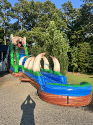 IMG 6582 1752516186 22' Jurassic Rush Water Slide with Slip N Slide