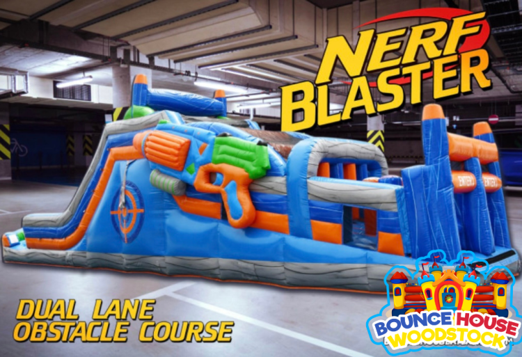 NERF Blaster Dual Lane Obstacle Course