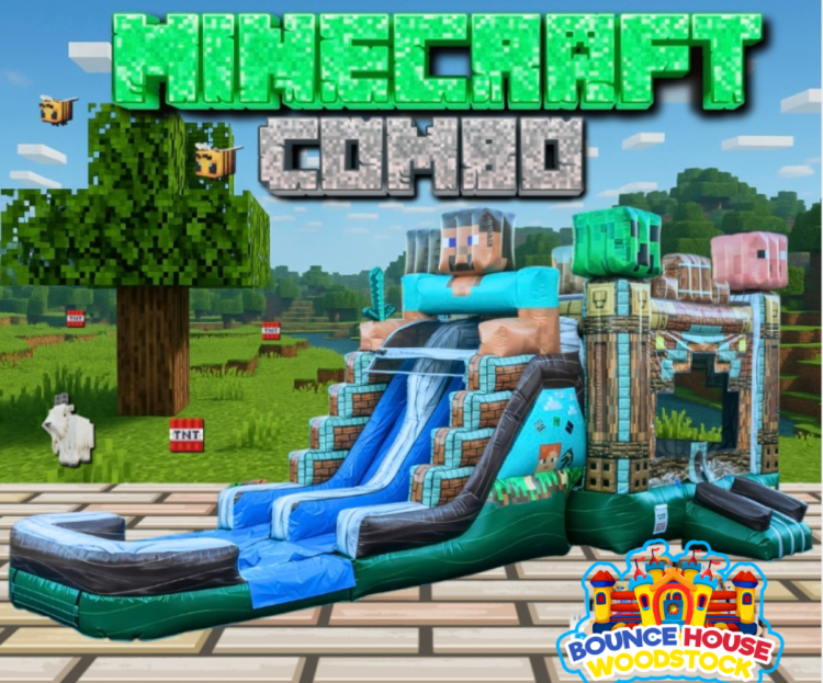 Minecraft Dual Lane Bounce and Slide Combo