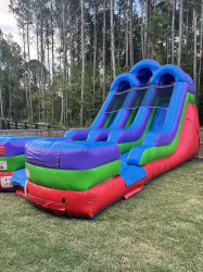 15' Retro Dual Lane Water Slide IMG 7915 1763866392 15' Retro Dual Lane Water Slide