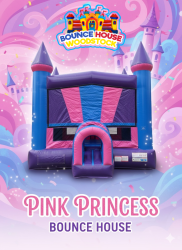 Pink Castle Bounce House