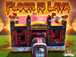 The Floor is Lava XL Bounce House