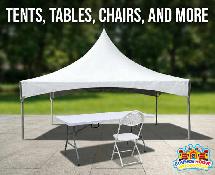 Tents, Tables, Chairs