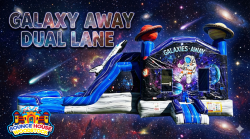 Galaxies Away XL Dual Lane Bounce & Slide Combo