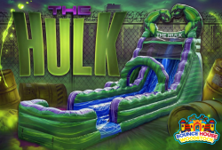 20' Hulk Smash Dual Lane Dry Slide