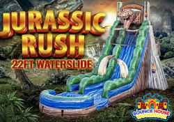 22' Jurassic Rush Water Slide