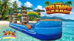 33' Tiki Tropic Dual Lane Slip N Slide