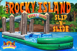 36' Rocky Island Dual Lane Slip N Slide