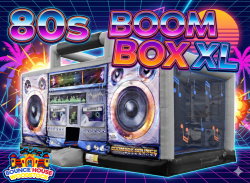 80's Boom Box Jumbo Bounce House