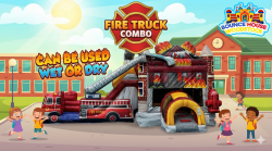 Fire Truck Bounce and Slide