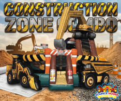 Construction Zone XL Bounce & Slide Combo
