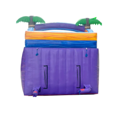 xsl wd15dblr ptm back.jpg 1765222444 1 15' Purple Tropical Marble Dual Lane dry slide