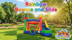 Rainbow Bounce & Slide XL