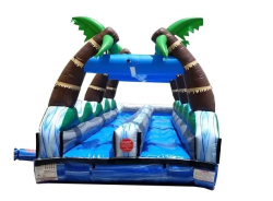 3520Tropical palms slip n slide3 1765394169 35' Tropical Palms Dual Lane Slip N Slide