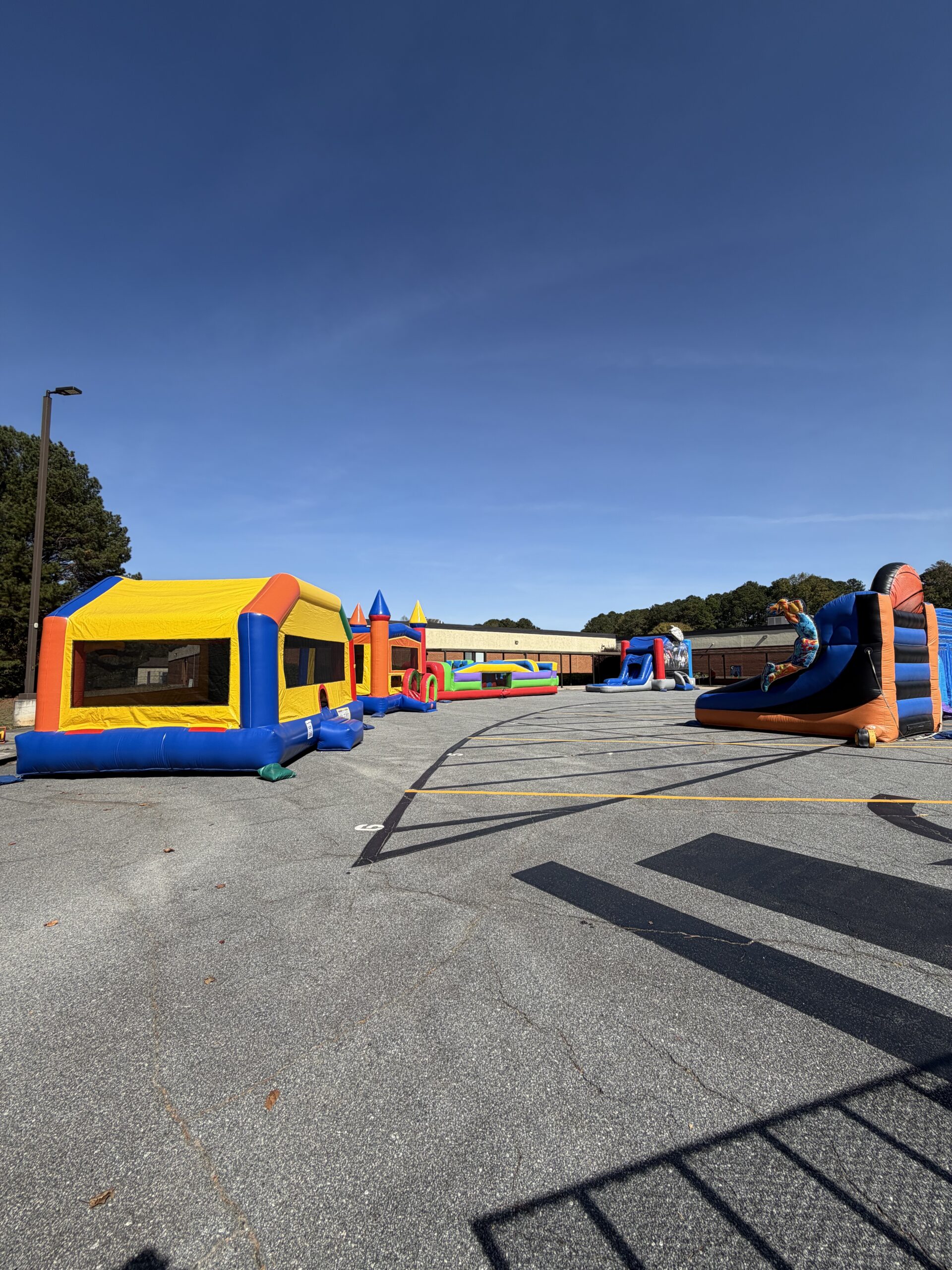 School event setup by Bounce House Woodstock near Marietta GA