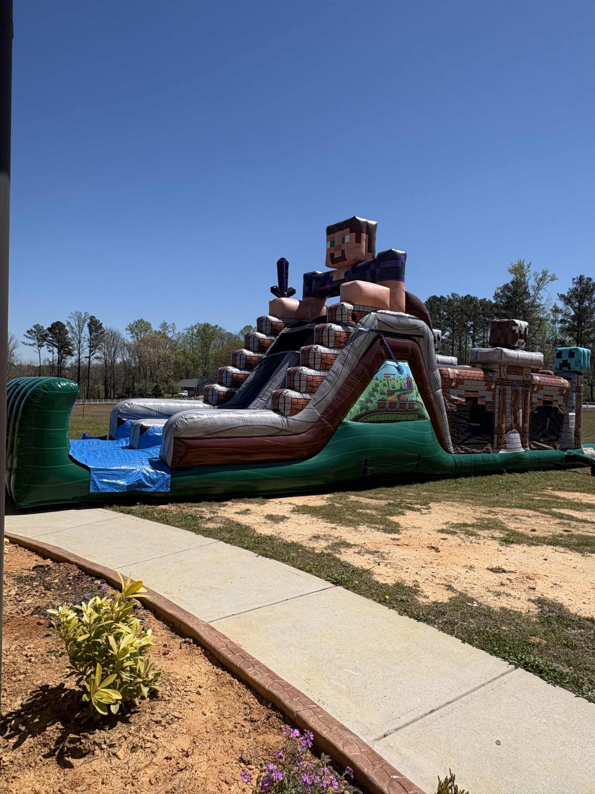 50ft Minecraft obstacle course rental Acworth GA field day