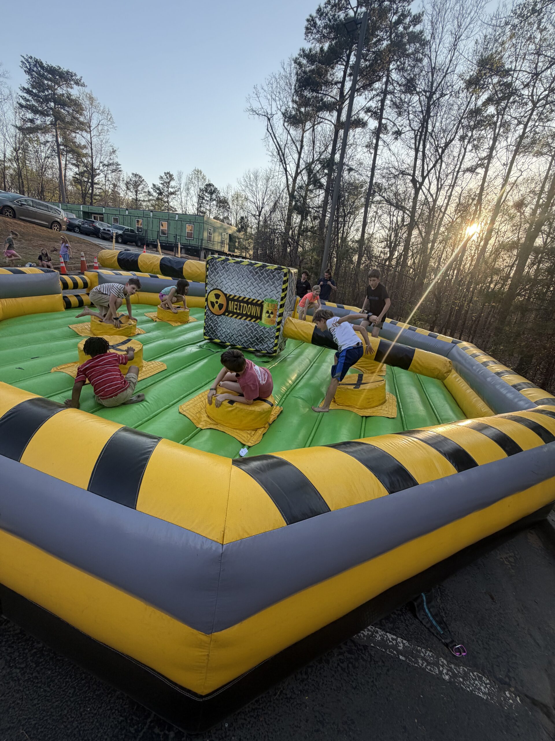Kids playing inflatable game Marietta Georgia