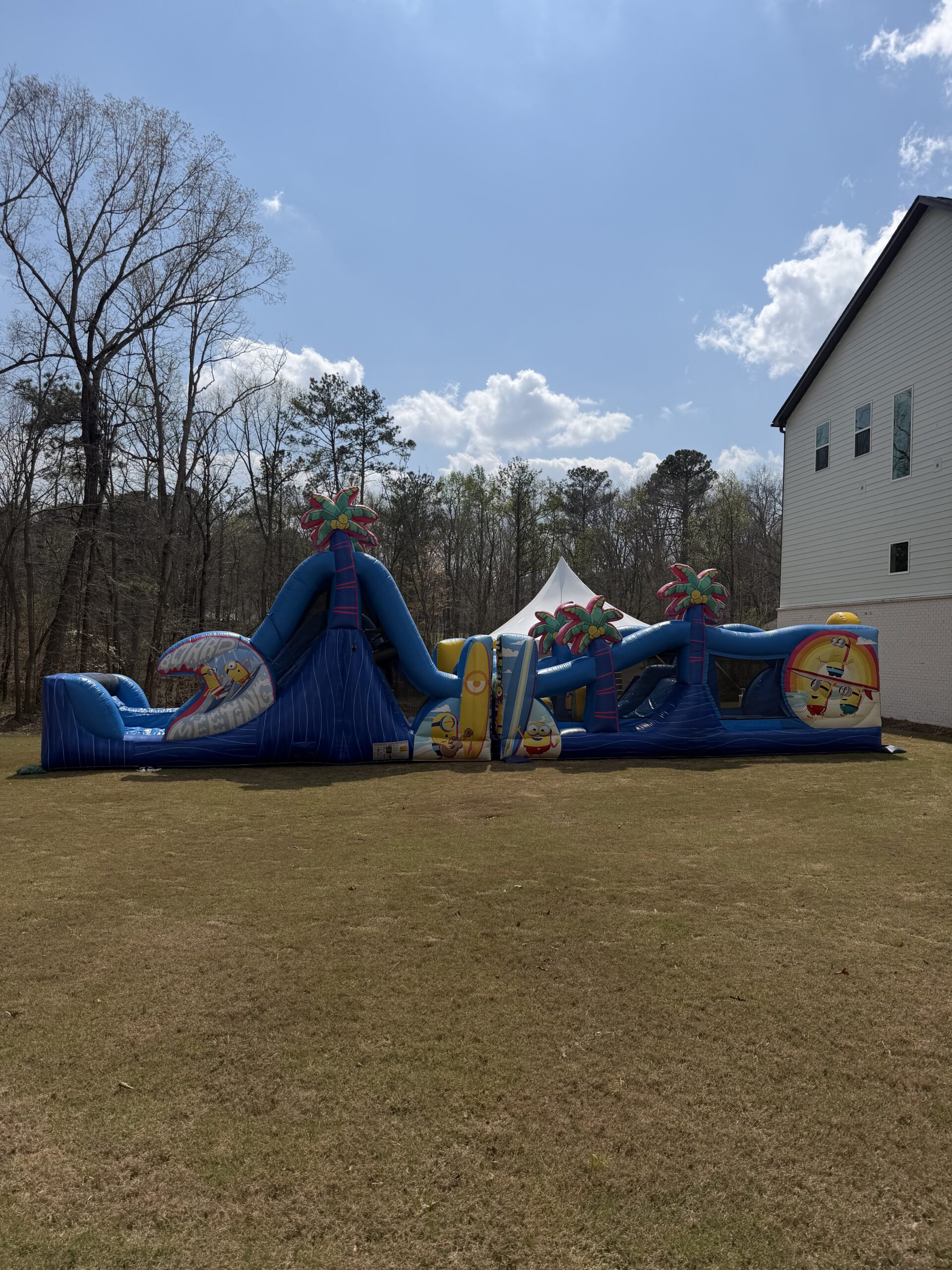 50ft Minions obstacle course rental Powder Springs GA field day