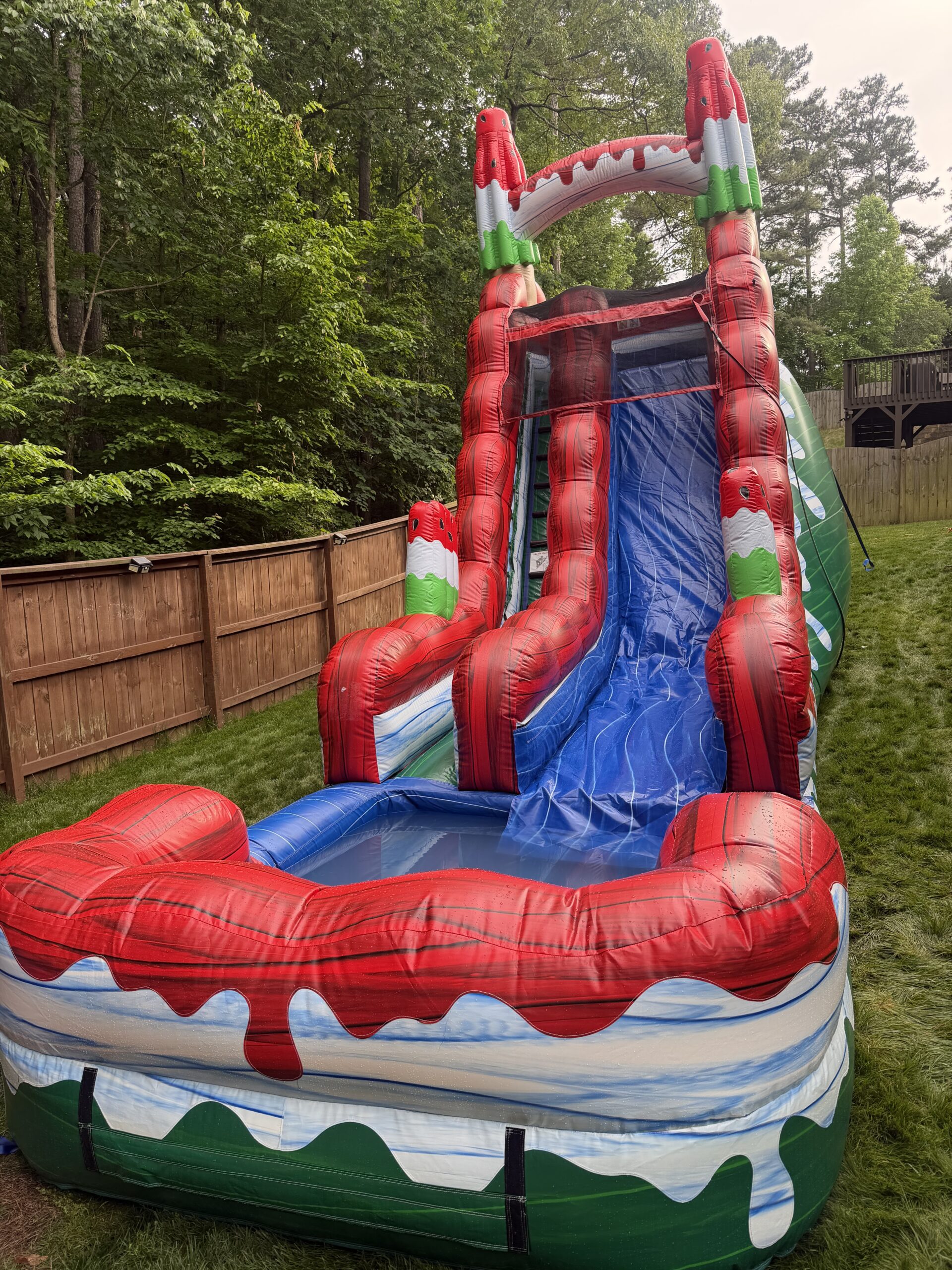 18ft Watermelon Popsicle water slide birthday party rental Acworth GA