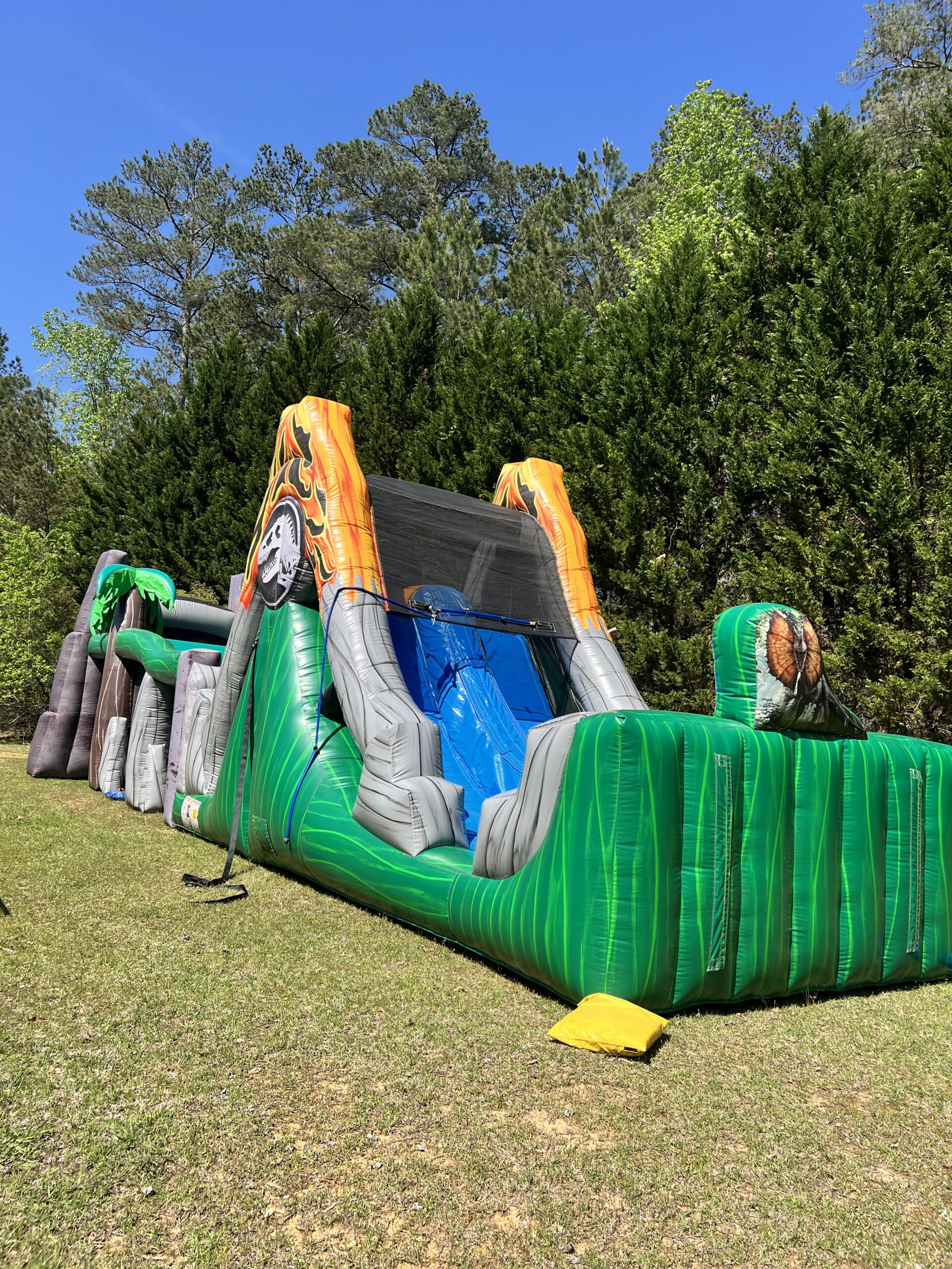 50' Jurassic World Obstacle Course HOA event rental Acworth GA
