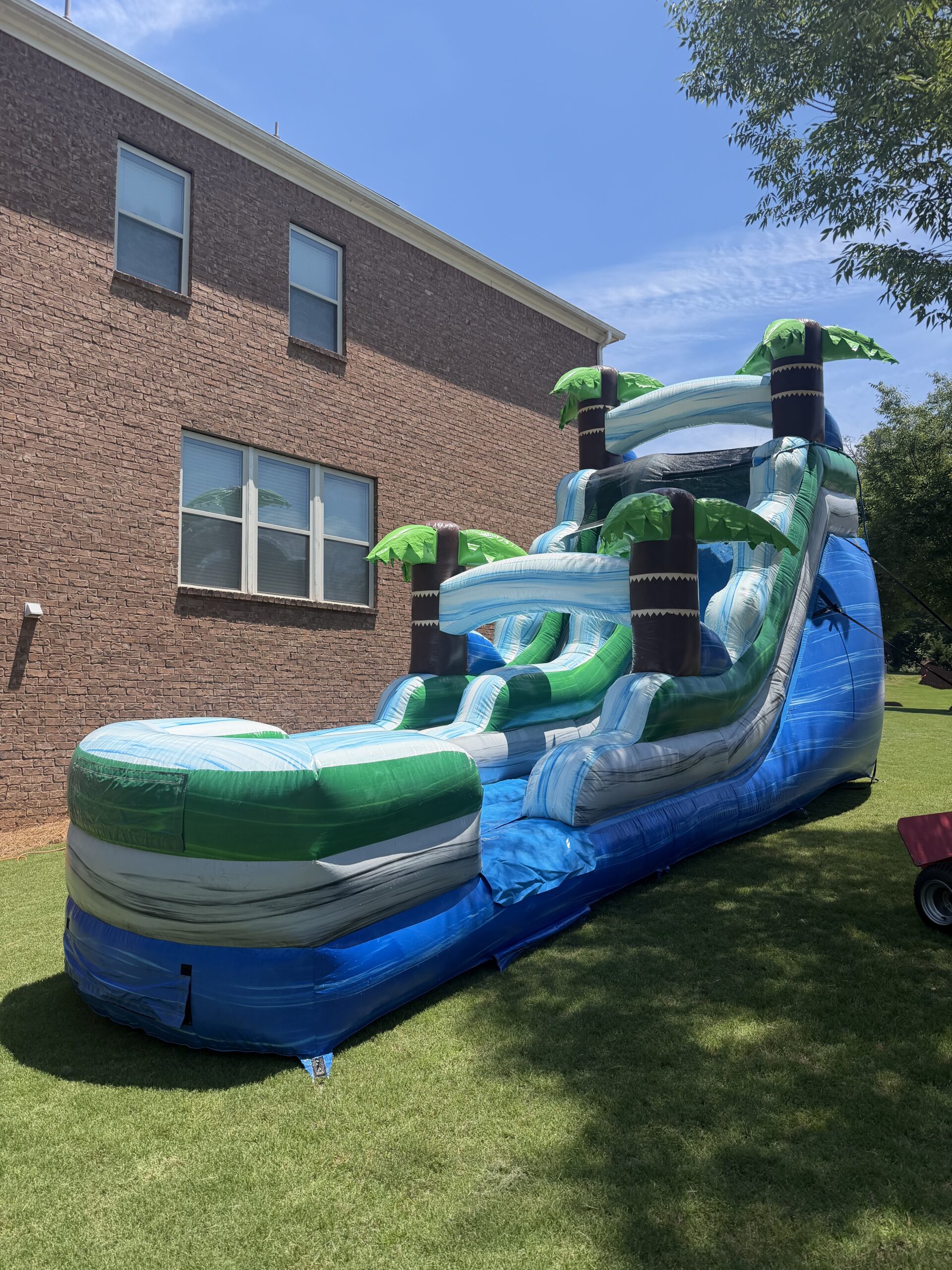 15' Blue Marble water slide rental Canton GA