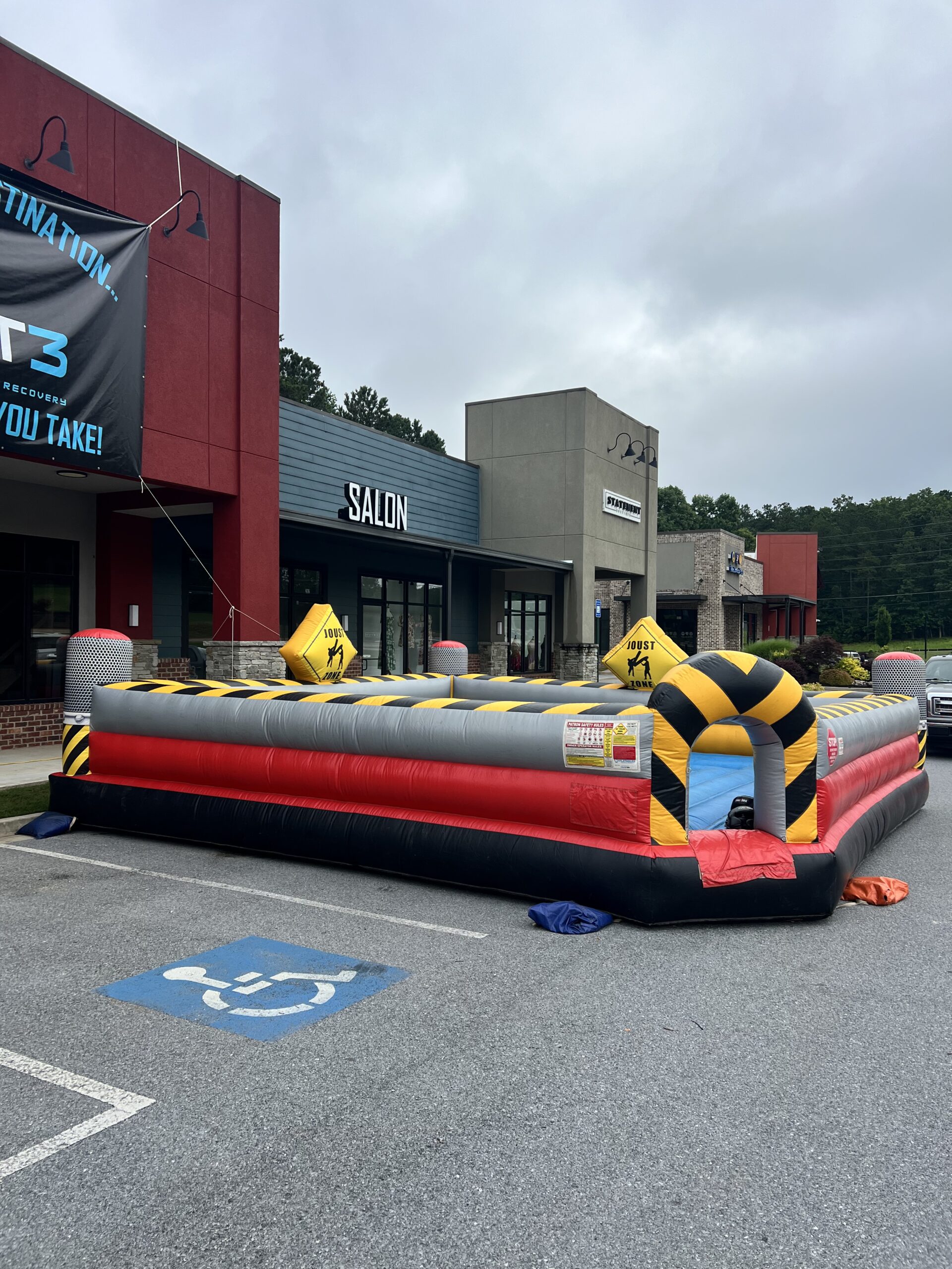 High Voltage 4-Man Joust HOA event rental Woodstock GA