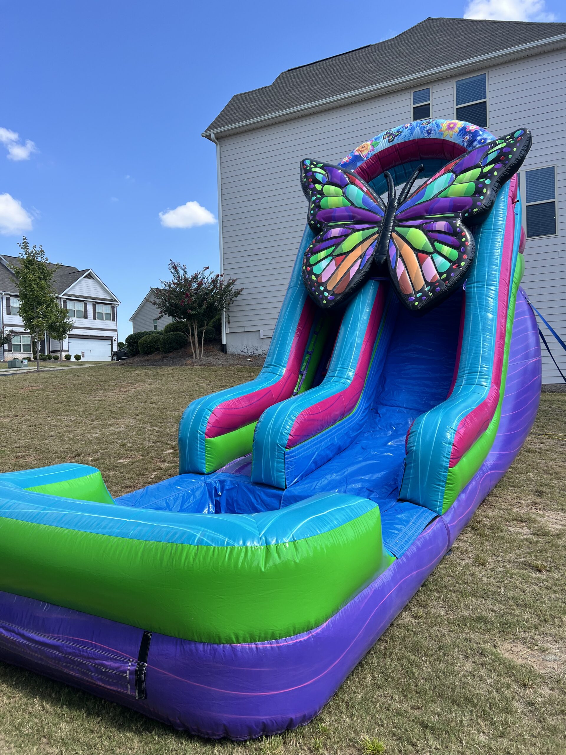 15' Butterfly water slide rental Dallas GA