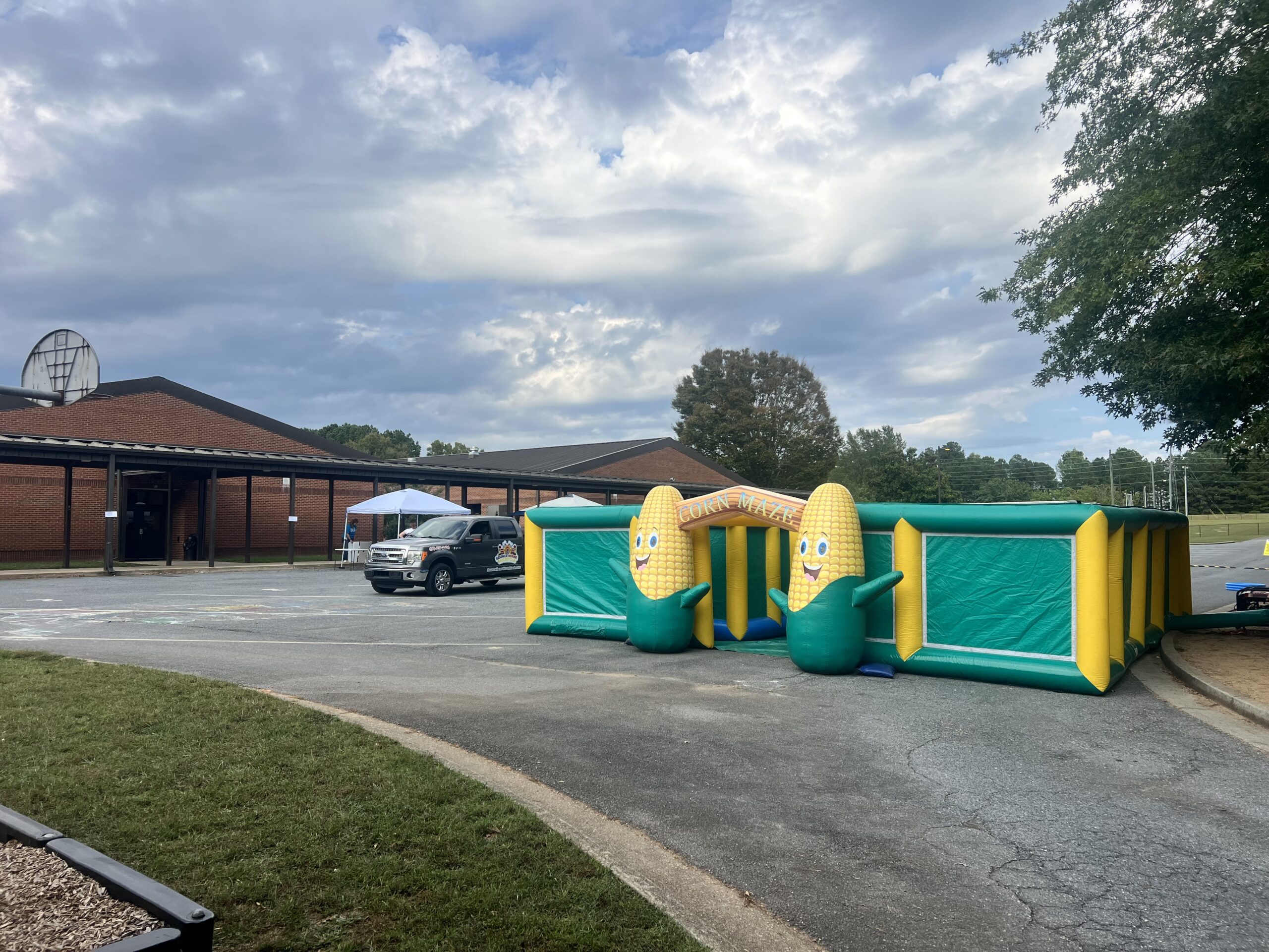 Inflatable corn maze rental Marietta GA school field day