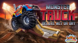 Monster Truck Deluxe XL Bounce and 15' Slide