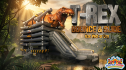 T-Rex XL Bounce and 15' Slide