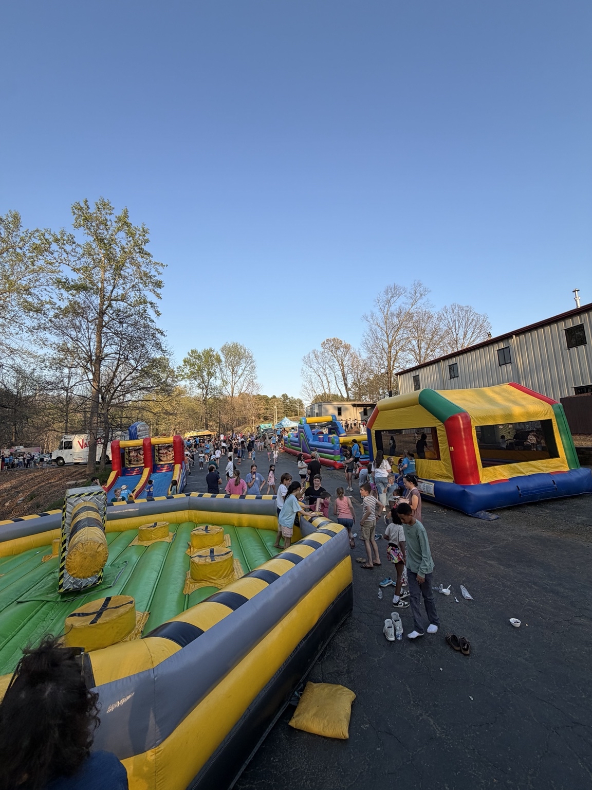 Interactive attractions at Mars Hill Community Church spring event
