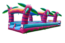 3520Tropical20Hurricane20DL20Slip20n20Slide20IP20Marble20 1 35' Dual Lane Tropical Hurricane Slip & Slide