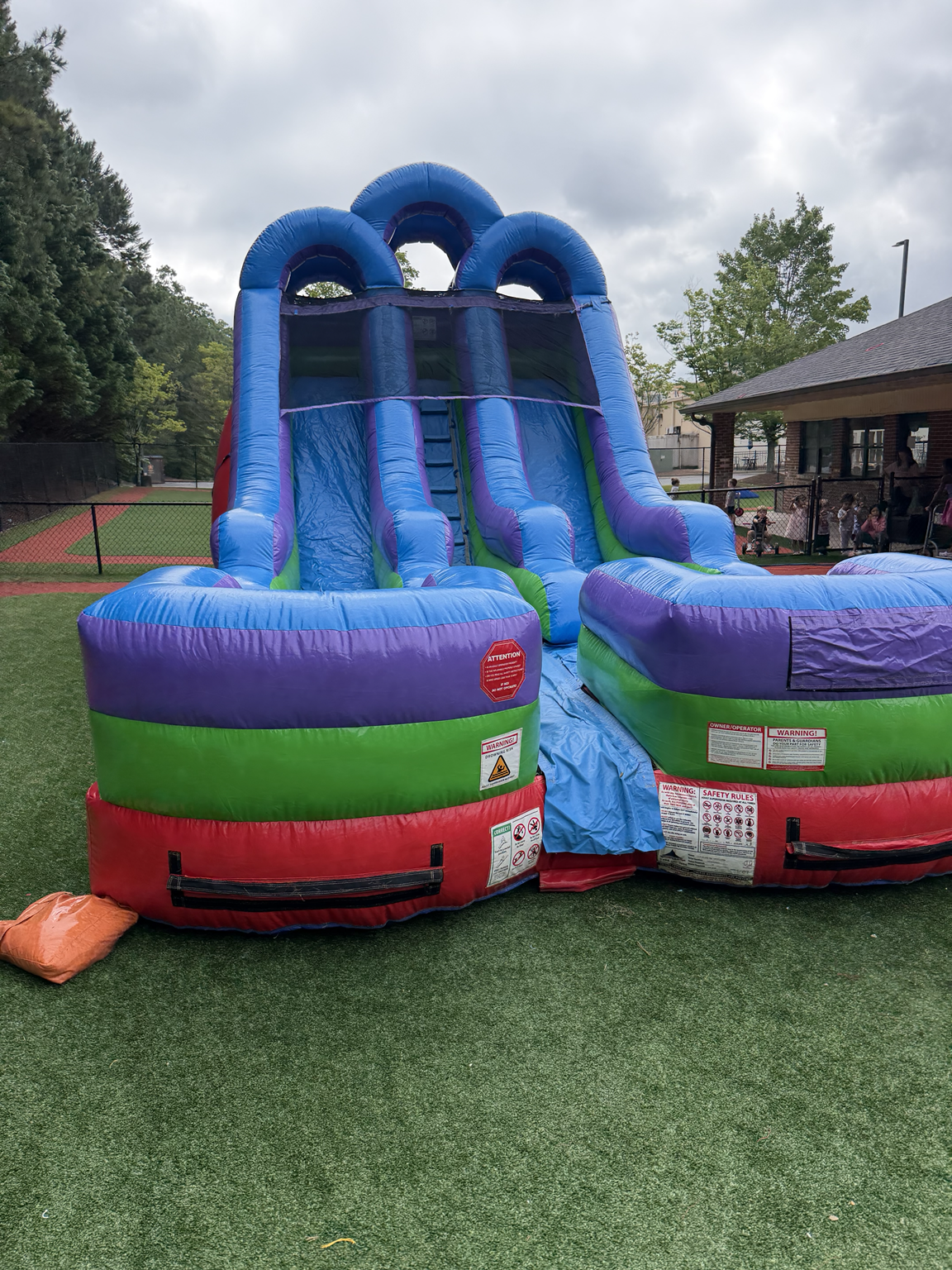Themed inflatable for Discovery Point weekly summer event
