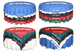 60in Round Table Linen - Floor Length (120in)